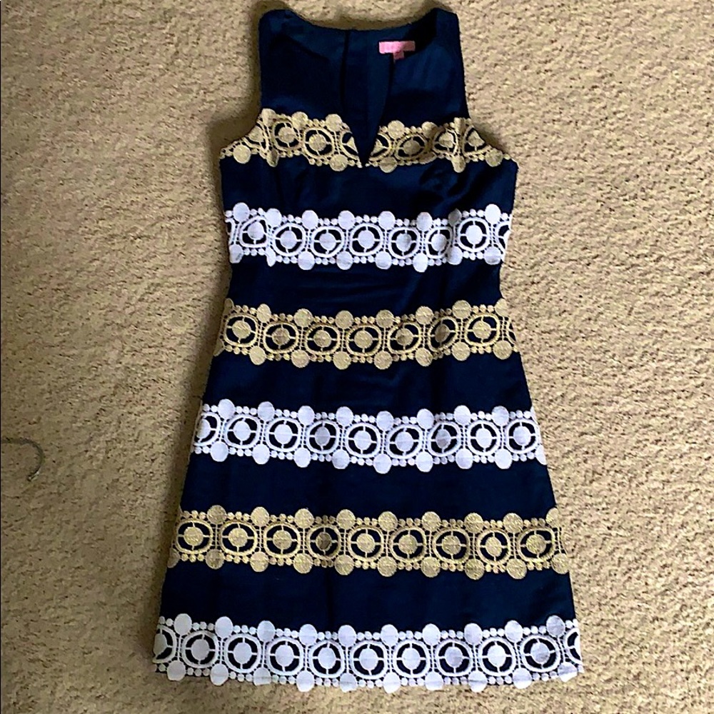 Lilly Pulitzer embroidered dress